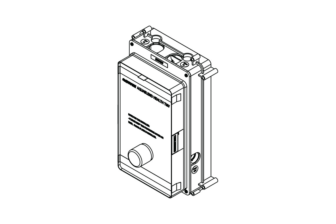 Aquablend® Health Point of Use TMV with Four Way Mixer - Back of Wall Component