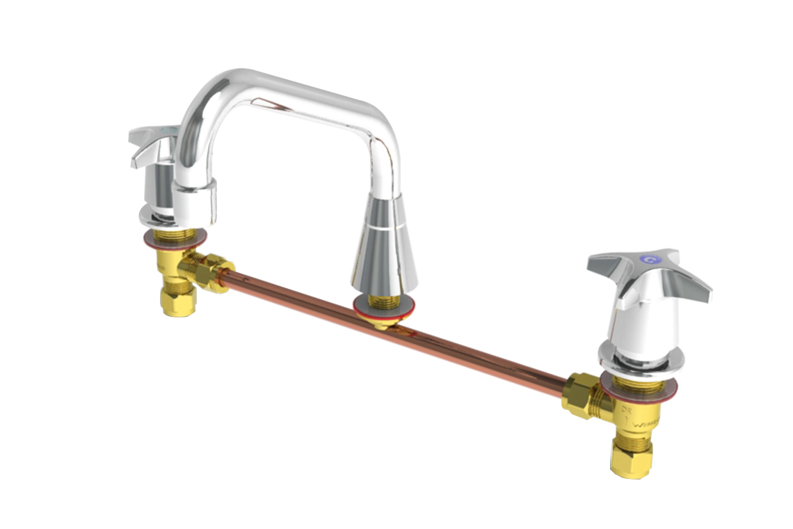 Concealed Spindle Forward Bowl Sink Set with SP010 Spout