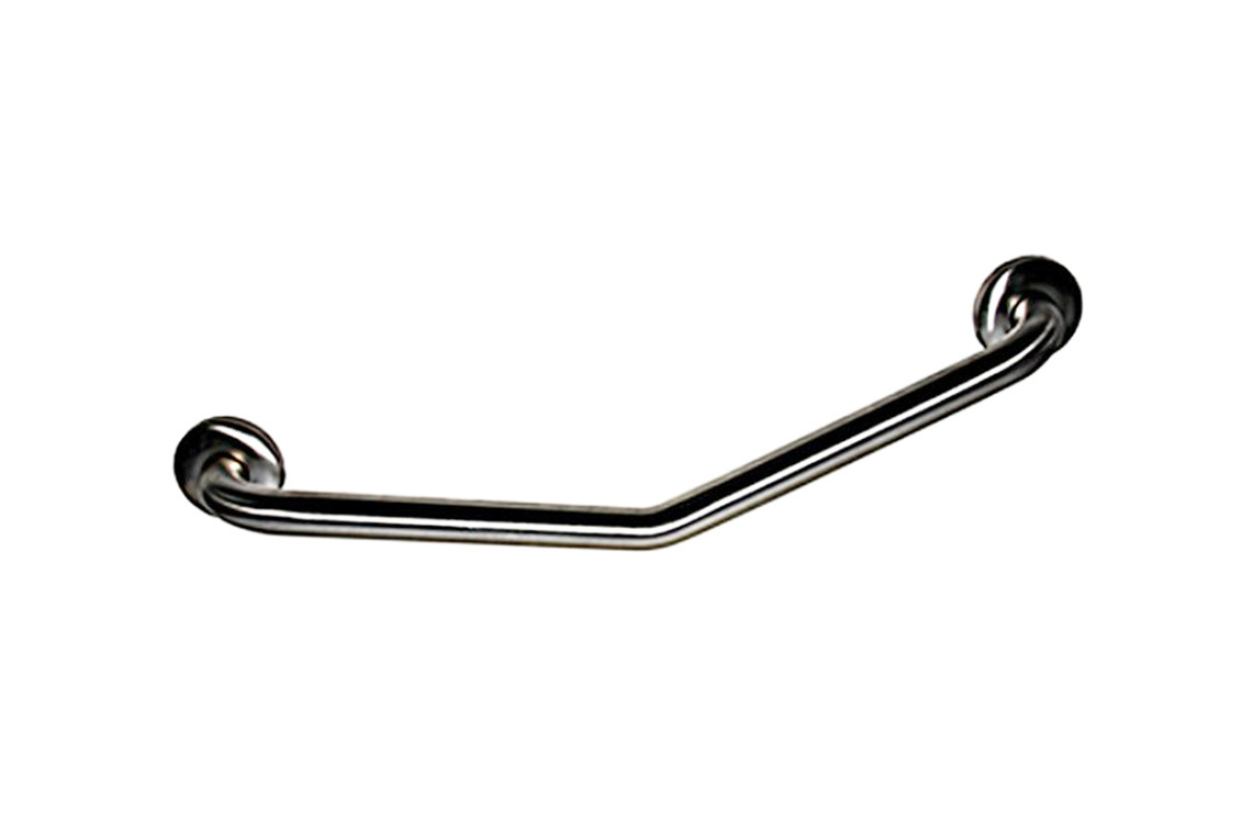 Wellbeing 300 x 300mm Ambulant Grab Rail with 40° Bend - Reversible