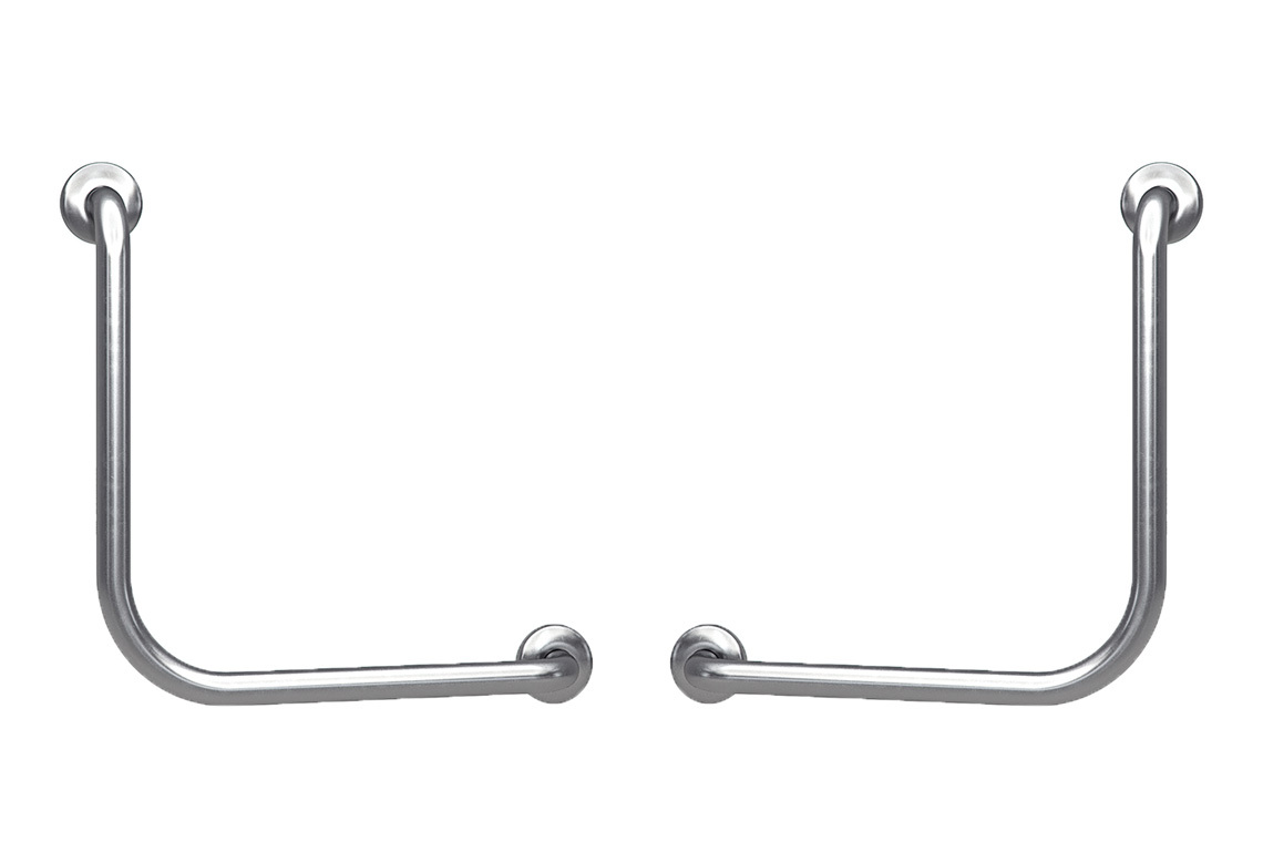 Wellbeing Ambulant Grab Rail 450 x 450mm 90° - Pair