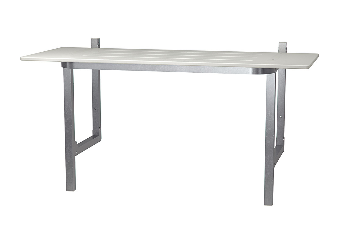 Wellbeing Fold Down Shower Seat 960mm Extra Depth - Stainless Steel