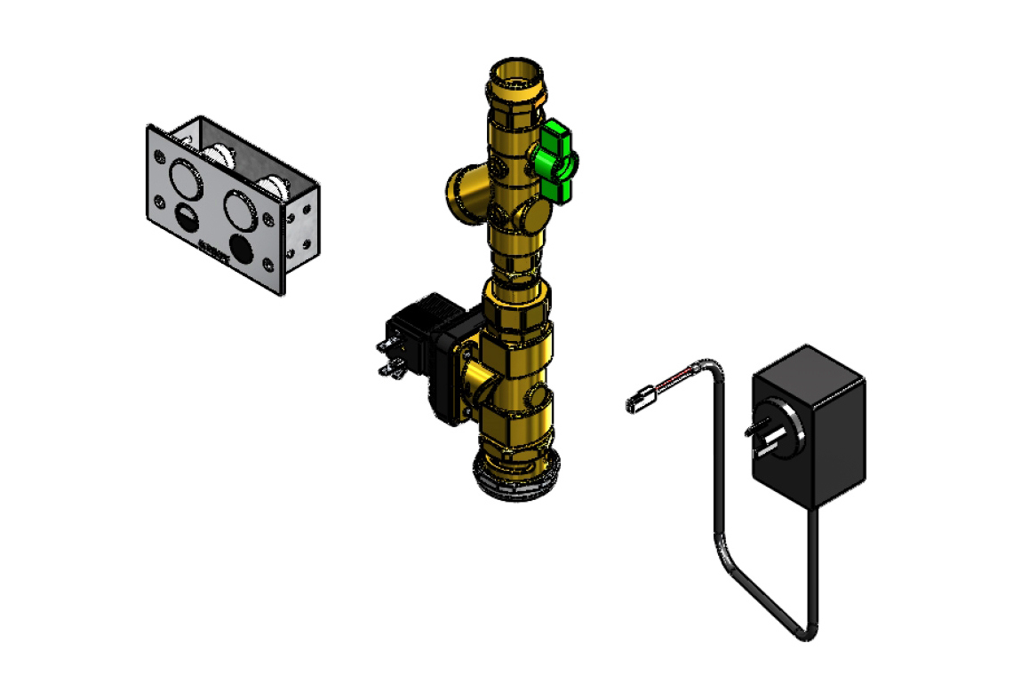 Touch-Activated Dual Flush WC Standard Flushing System - Duct Access