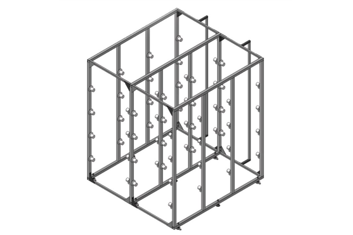 LEEC Free Standing Racking – 2 Bay