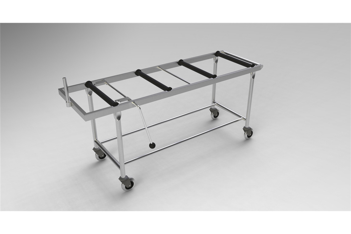 LEEC Roller Tilt Top Trolley