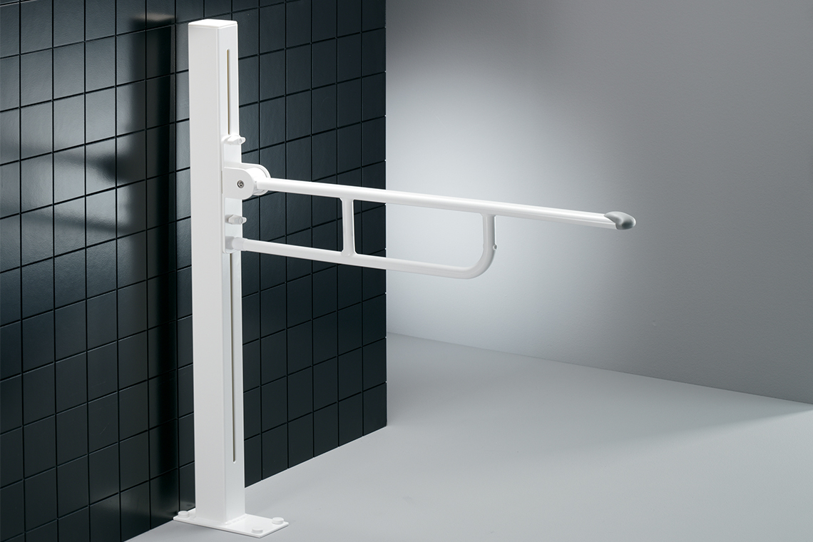 Free Standing Toilet Support Arm – Adjustable Height