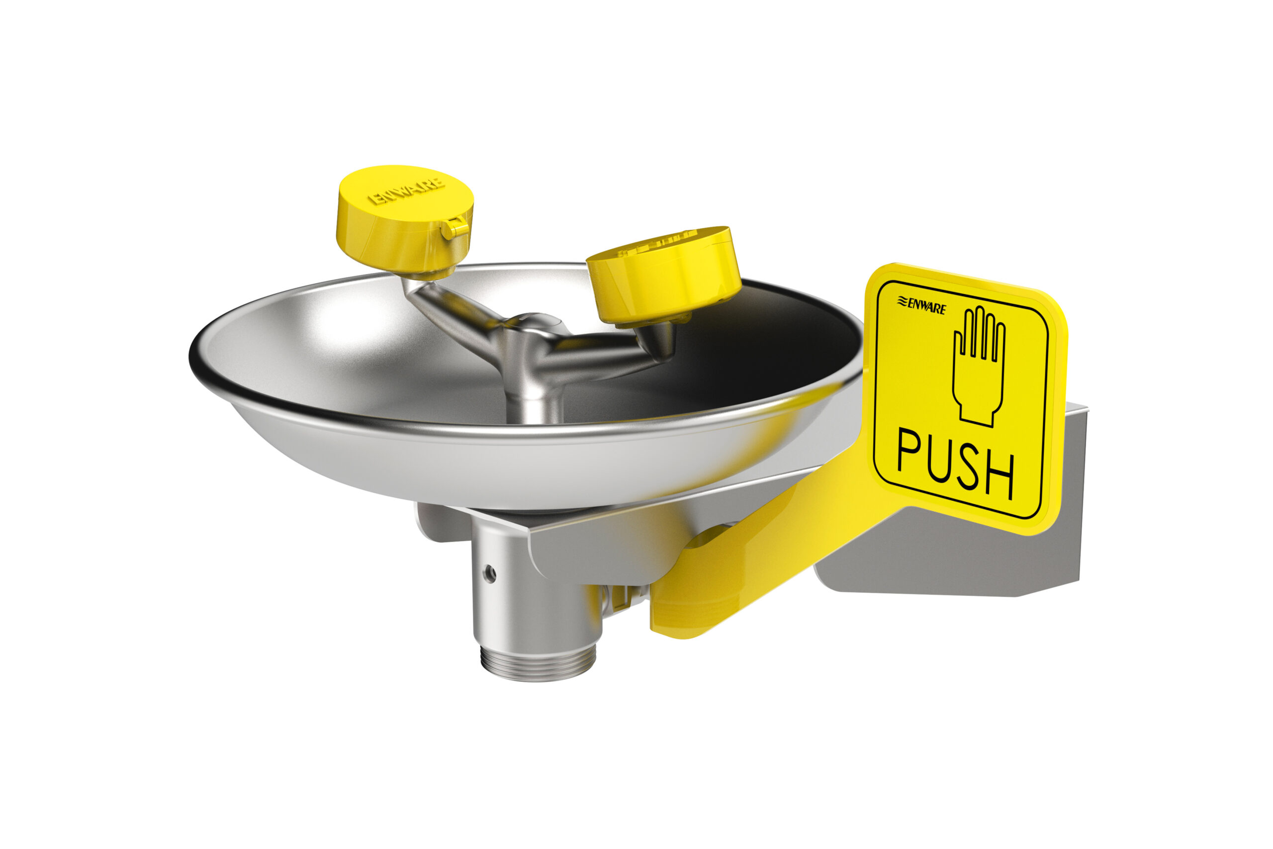 Emergency Eye/Face Wash Hand Operated - Wall Mounted