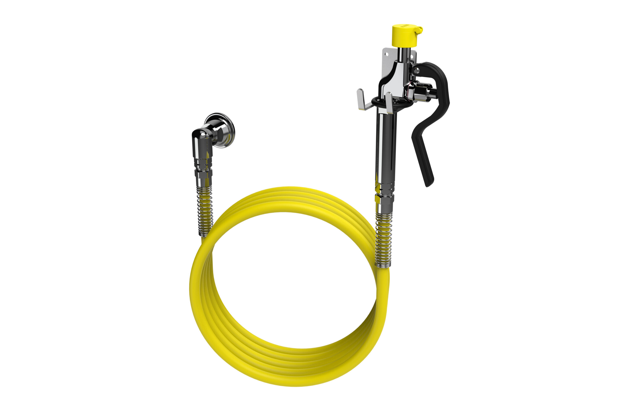 Wall Mounted Hand Held Drench Hose - Single Outlet