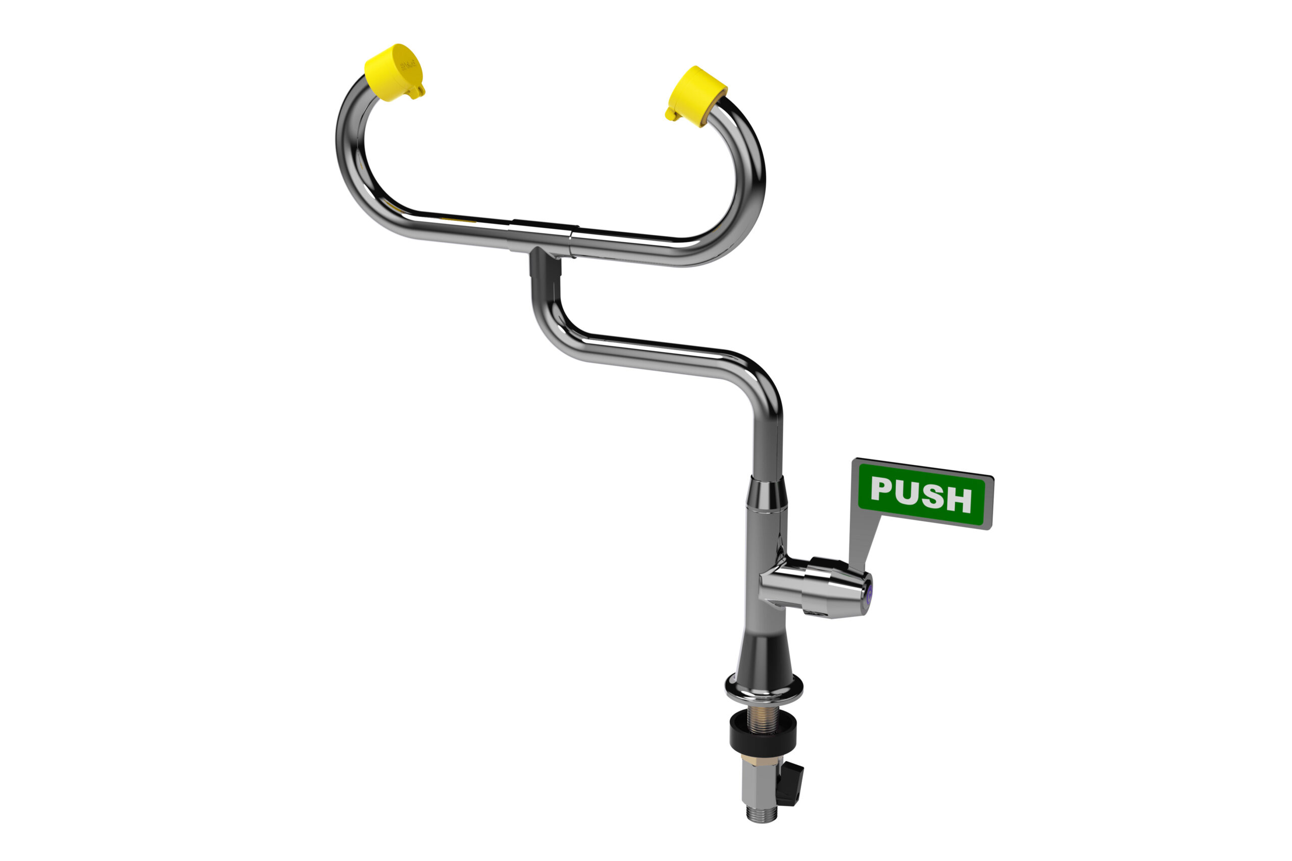 Bench Mounted Swivel Eye Wash Hand Operated