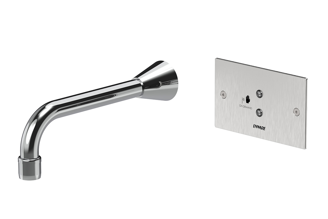 Wall Mounted Sensor Tap - Hands-Free On/Off Demand Sensor -200mm Spout