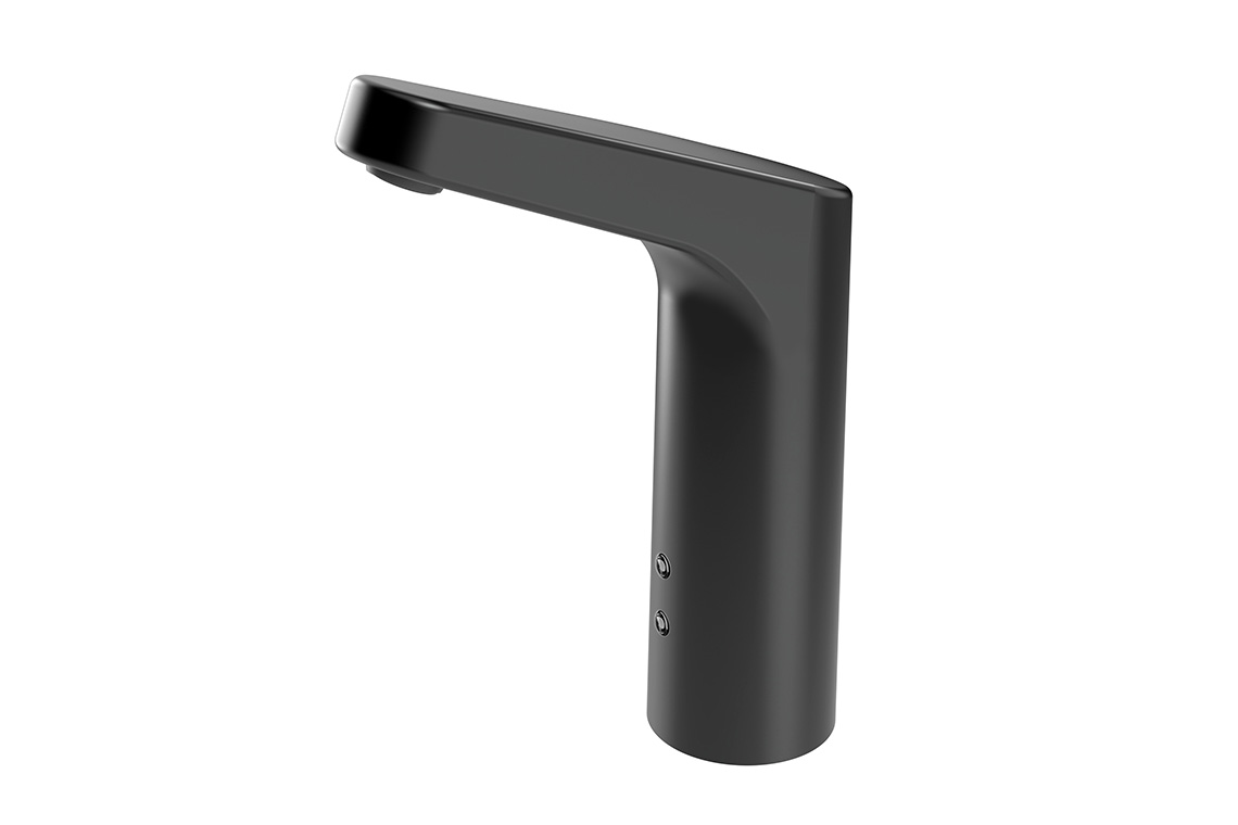 Enware Purus Hands Free Sensor Tap - Single Temp. 6V Battery - Matte Black PVD