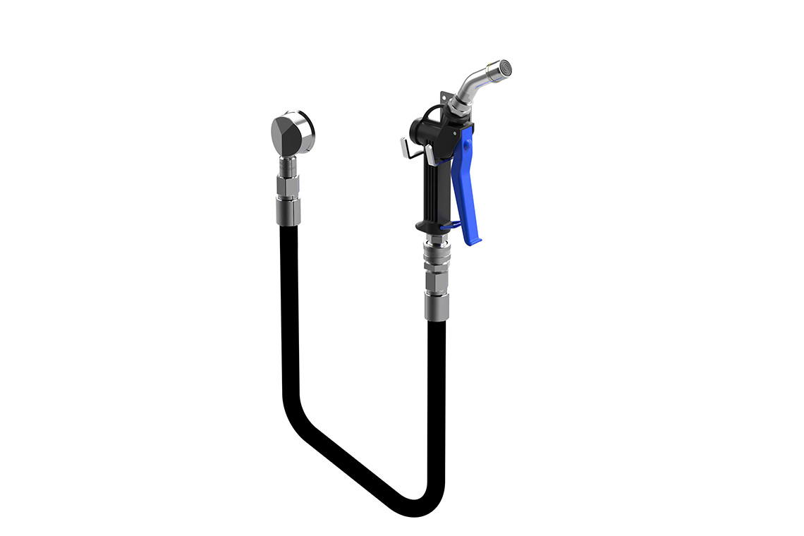 Washdown: Handheld Trigger Spray - SP325 Fixed Spray - Flex Hose and Wall Bracket
