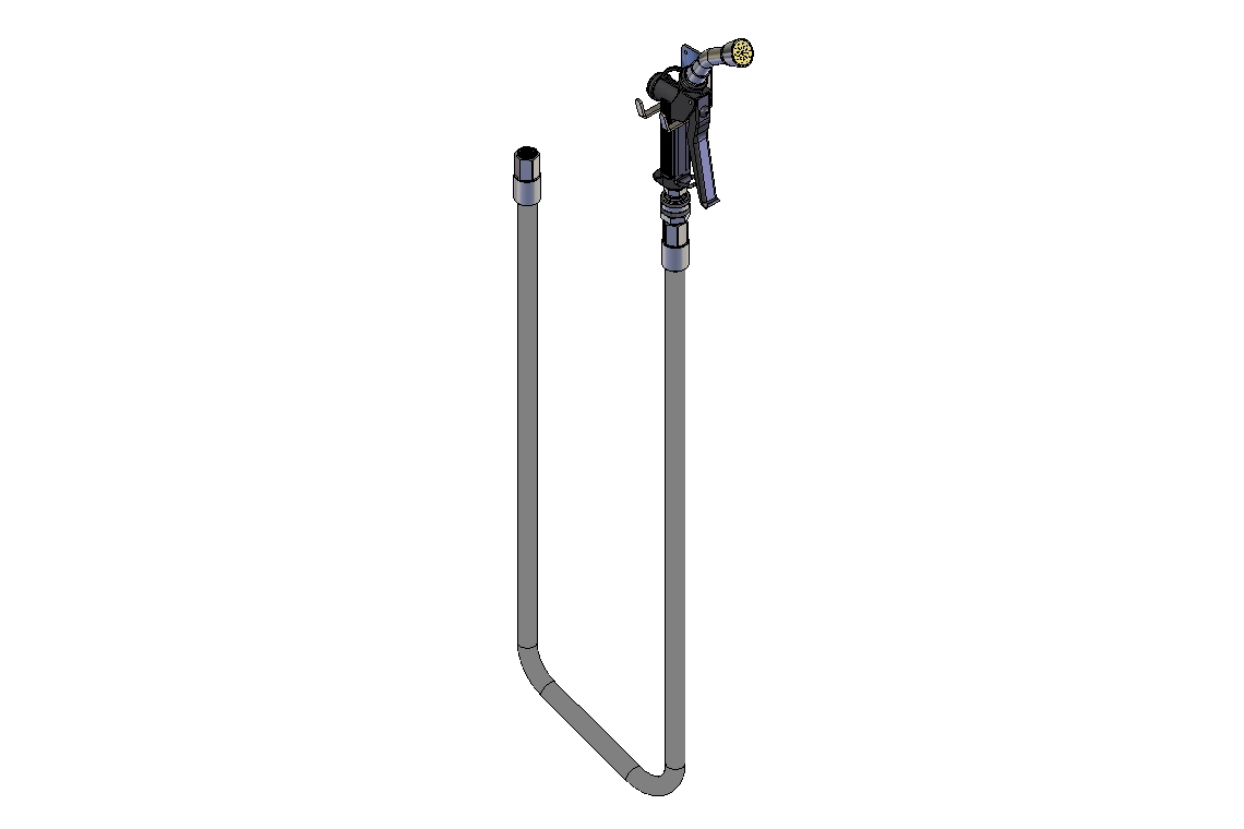 Washdown: Handheld Trigger Spray - SP325 Fixed Spray - Flex Hose and Wall Bracket