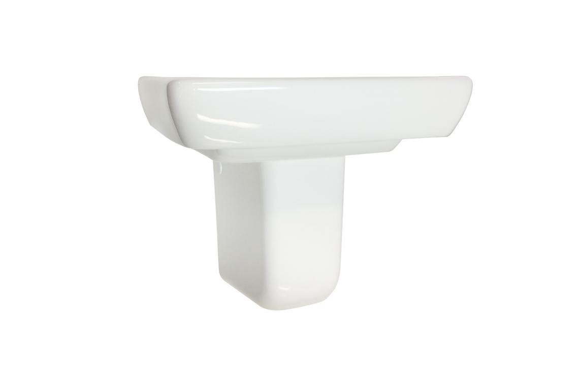 Enware: Mental Health Kit - 500mm Rectangular Basin, Shroud, Waste & P-Trap