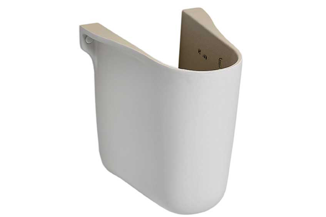 Vitreous China Shroud suits Enware D-Shape Basins 500mm 600mm