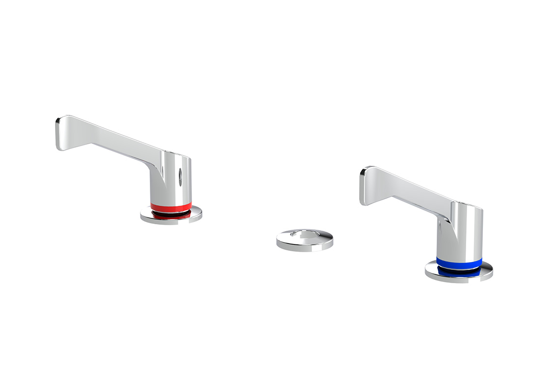 Leva: 150mm Basin Set 1/4 Turn Ceramic Disc - No Spout