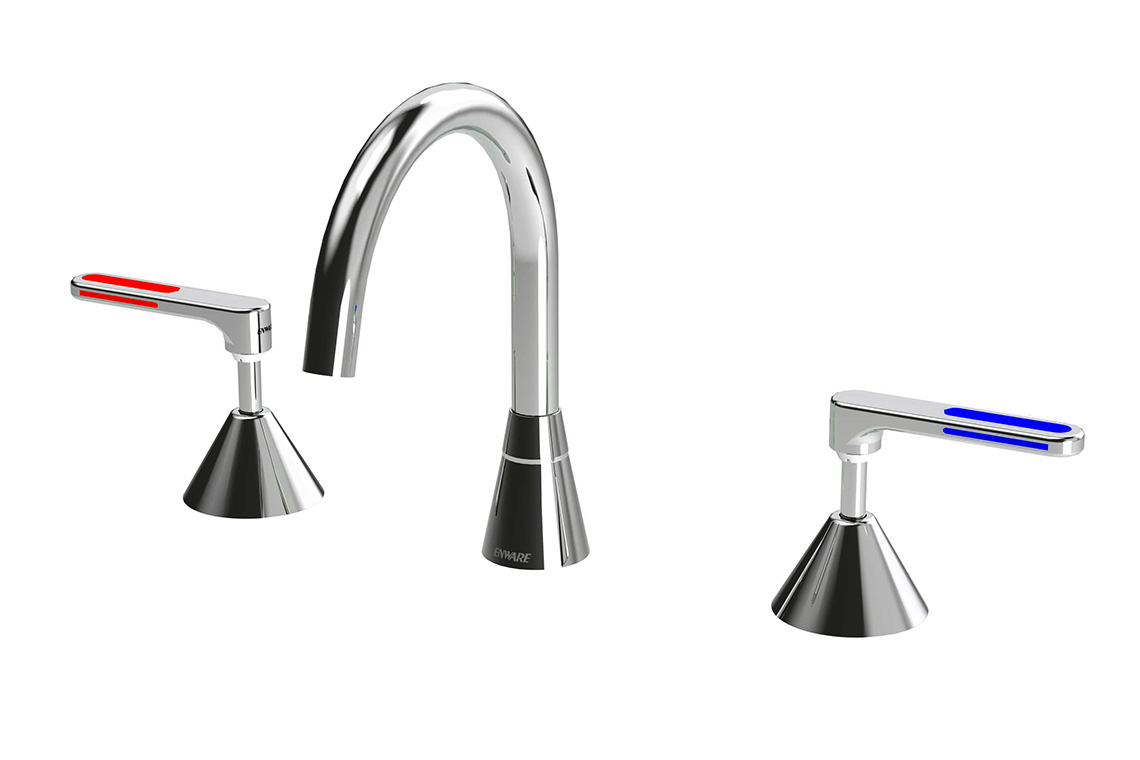 Wellbeing Livia: Lever Basin Set - Swivel Spout