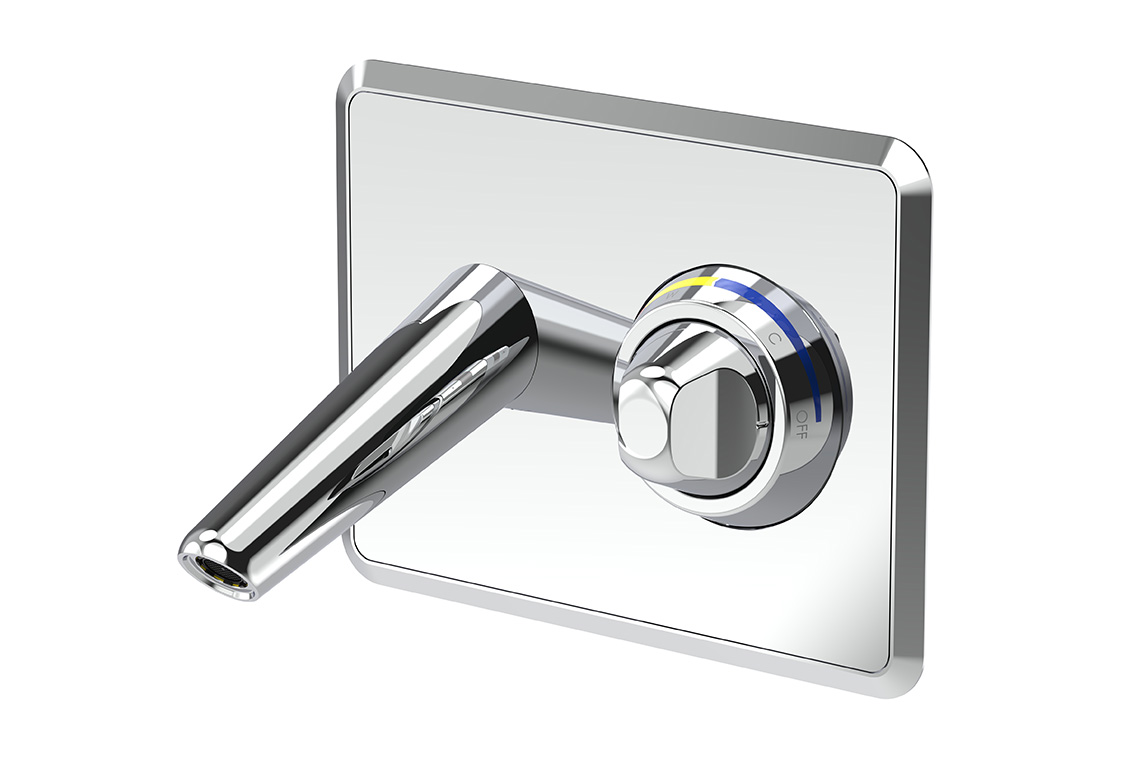 Restore Mental Health In-Wall Sequential Mixer with 150mm Outlet - Front-of-Wall Assembly