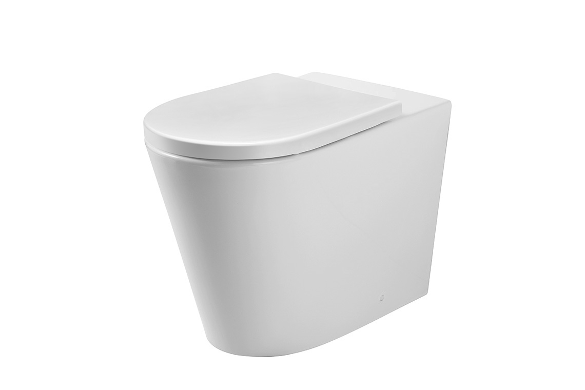 Enware Wellbeing Wall Faced Toilet Pan - Raised Height