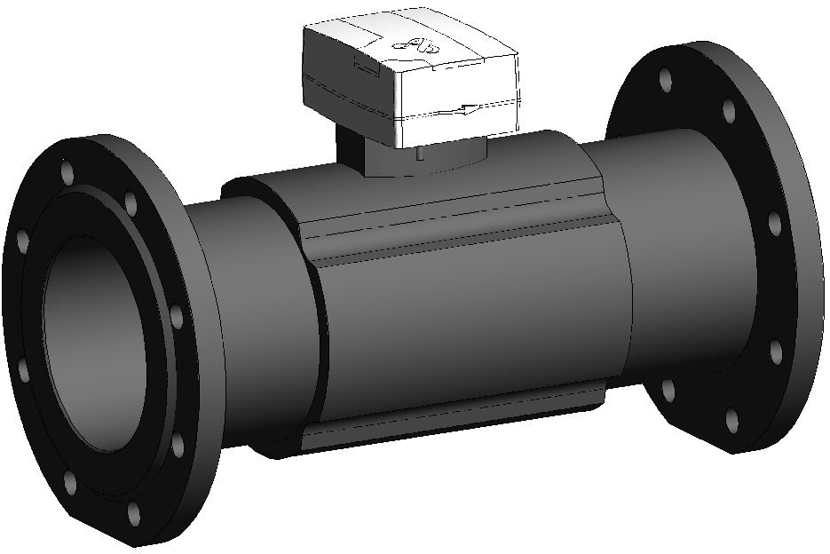 Hydrus 2.0 DN150 L500mm Cold Ultrasonic Water Meter RADIO/LBUS/PULSE