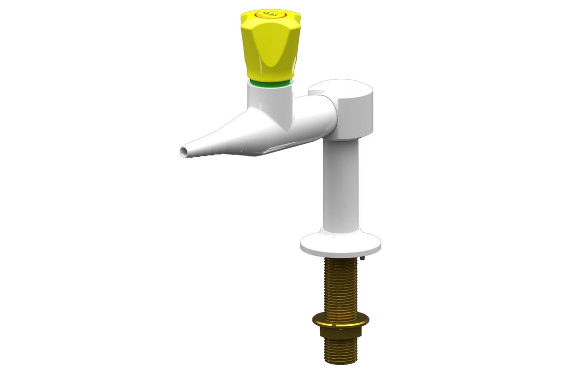 Slimline One Way Bench Mounted Laboratory Tap (Burning Gases)