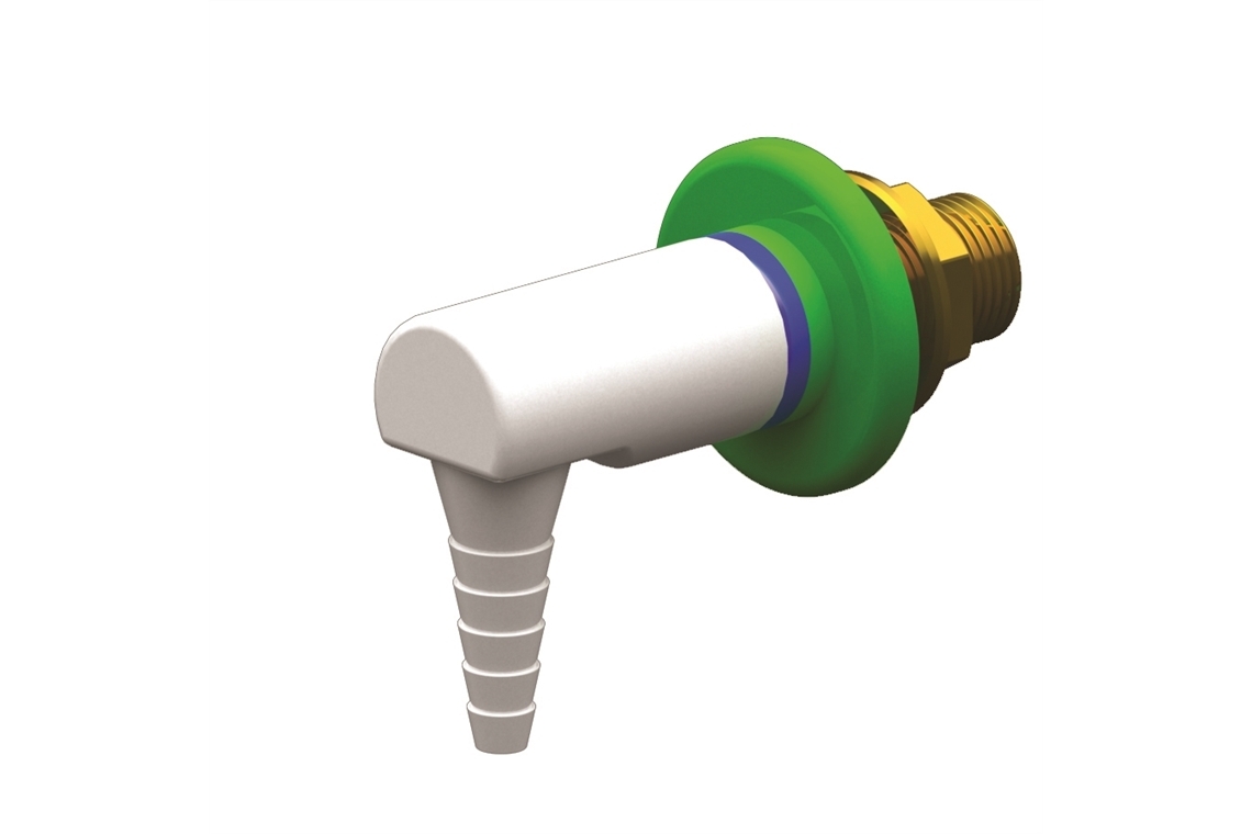 ComLab 90 Degree Fume Cupboard Outlet – 55mm Reach