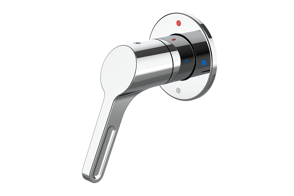 Wellbeing Leva: Sequential In-Wall Shower Mixer- 80mm