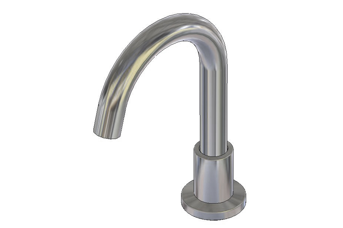 Cache Hob Mounted Curved Basin Spout