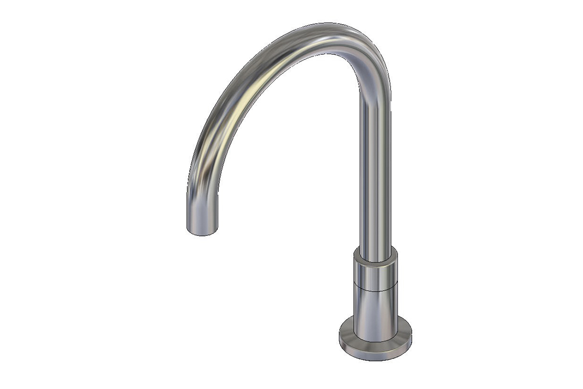 Cache Hob Mounted Curved Sink Spout
