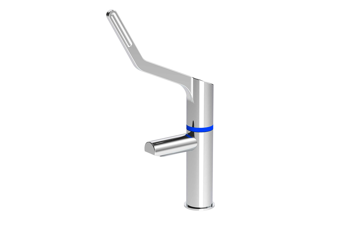 Wellbeing Leva: 150mm Lever Pillar Tap - Jumper Valve 1/4 Turn